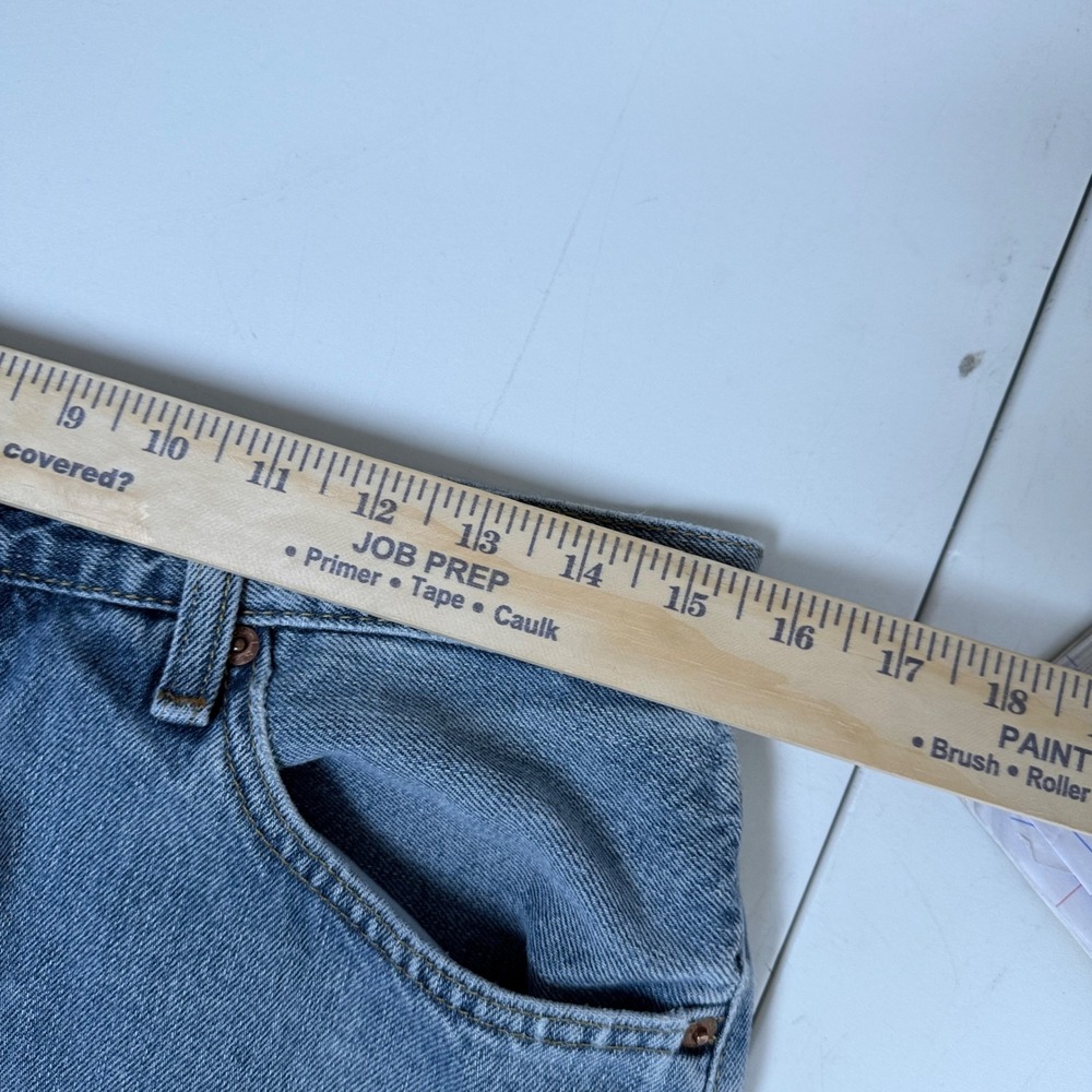 Vintage 2010 Levi 505 Zip Fly Relax‎ Fit Blue Denim Jeans 31x27.5 - Picture 8 of 8